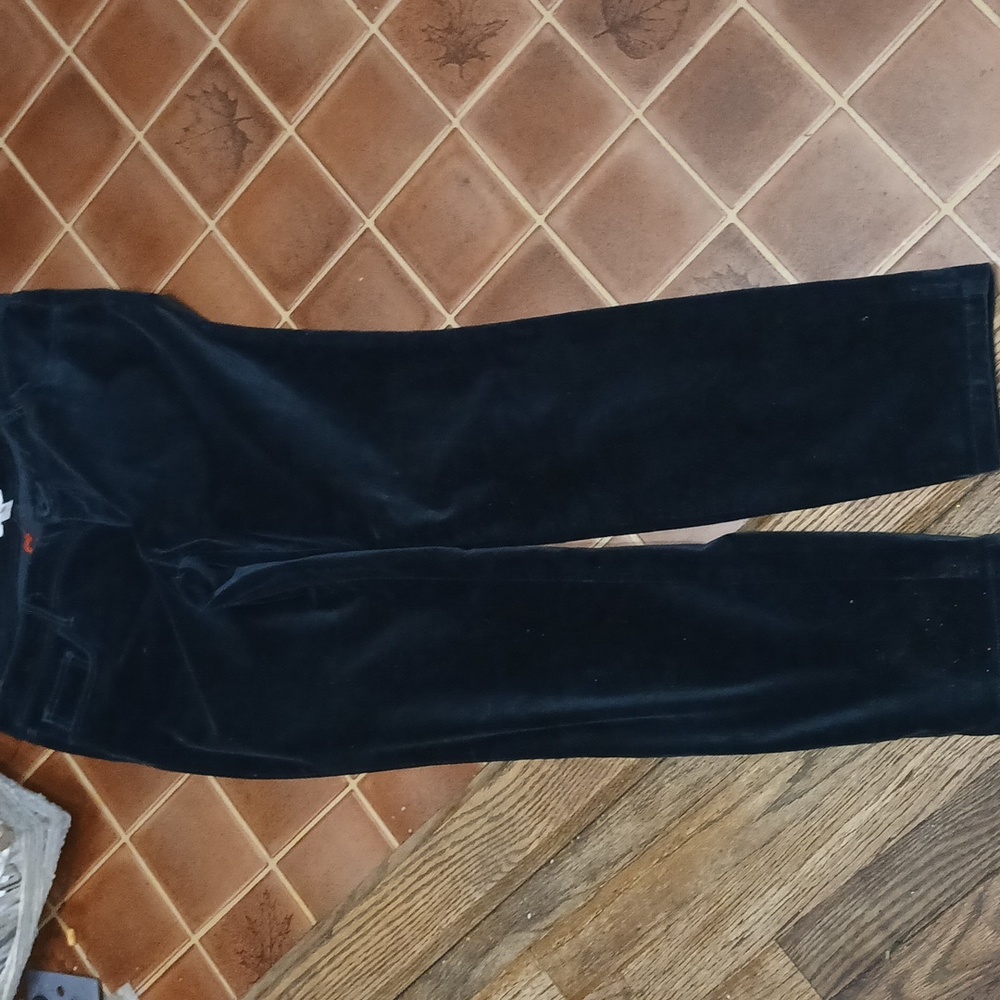 Garnet Hill Green Velvet Jeans
